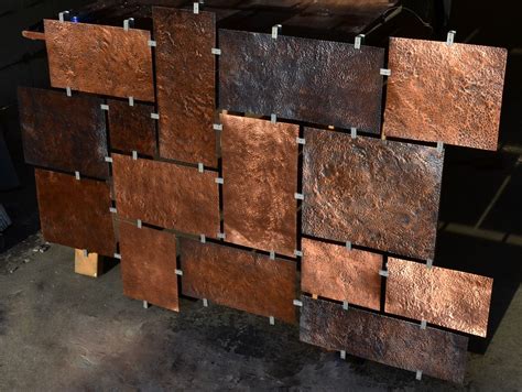 hammered copper sheeting for walls